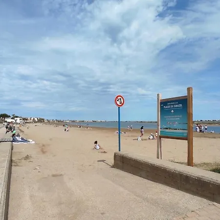 Apartment 4/6 Pers Climatisee Avec Piscine, Wifi & Parking Proche - Fr-1-796-85 Gruissan